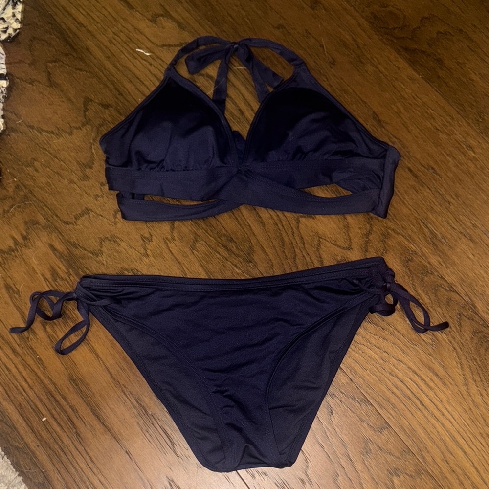 Kona Sol Navy Bikini Set